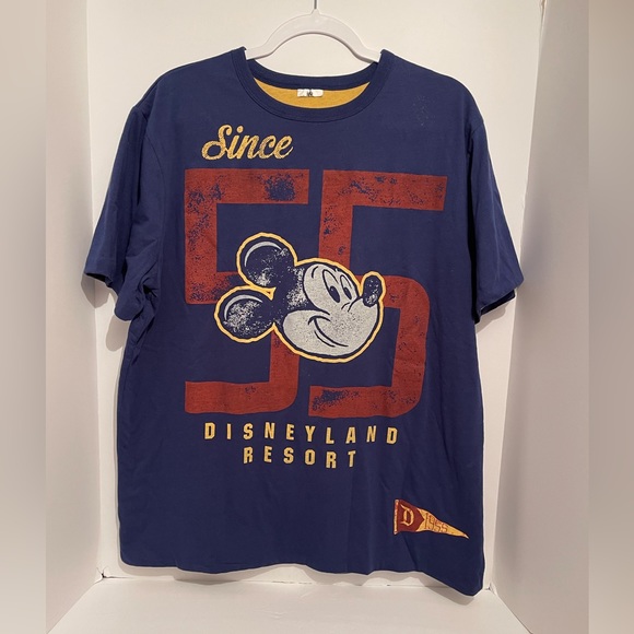 Mickey Mouse Disneyland Resort Since 1955 Years T-Shirt Reversible Men’s Size XL - Picture 1 of 6